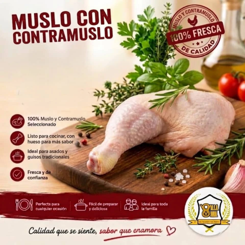 POLLO MUSLOS Y CONTRAMUSLOS X lb's foto | 8va Villa |  BizneCubano
