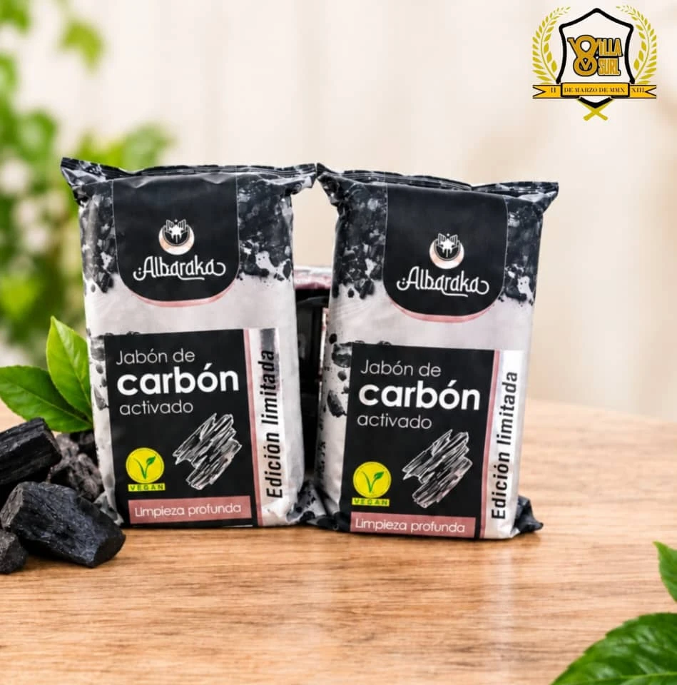 JABÓN DE CARBÓN ACTIVADO X 100g's foto | 8va Villa |  BizneCubano
