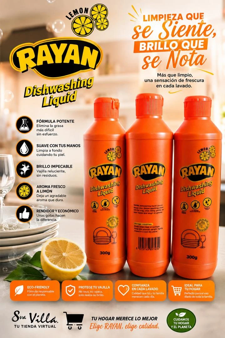 Detergente Líquido para Fregar x 300 ml's foto | 8va Villa |  BizneCubano