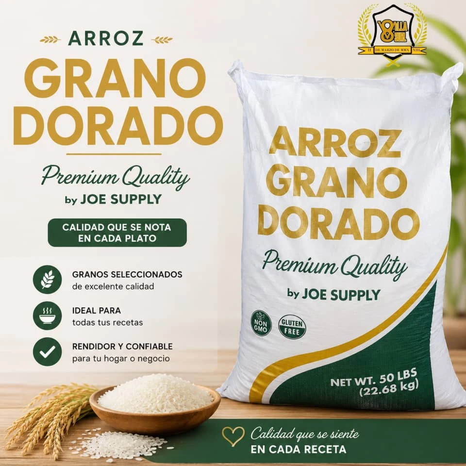 ARROZ GRANO DORADO CALIDAD PREMIUM AMERICANO(SACO X 50 lb)'s foto | 8va Villa |  BizneCubano