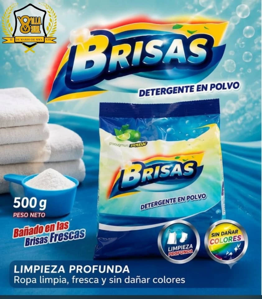 DETERGENTE BRISAS X 500g's foto | 8va Villa |  BizneCubano