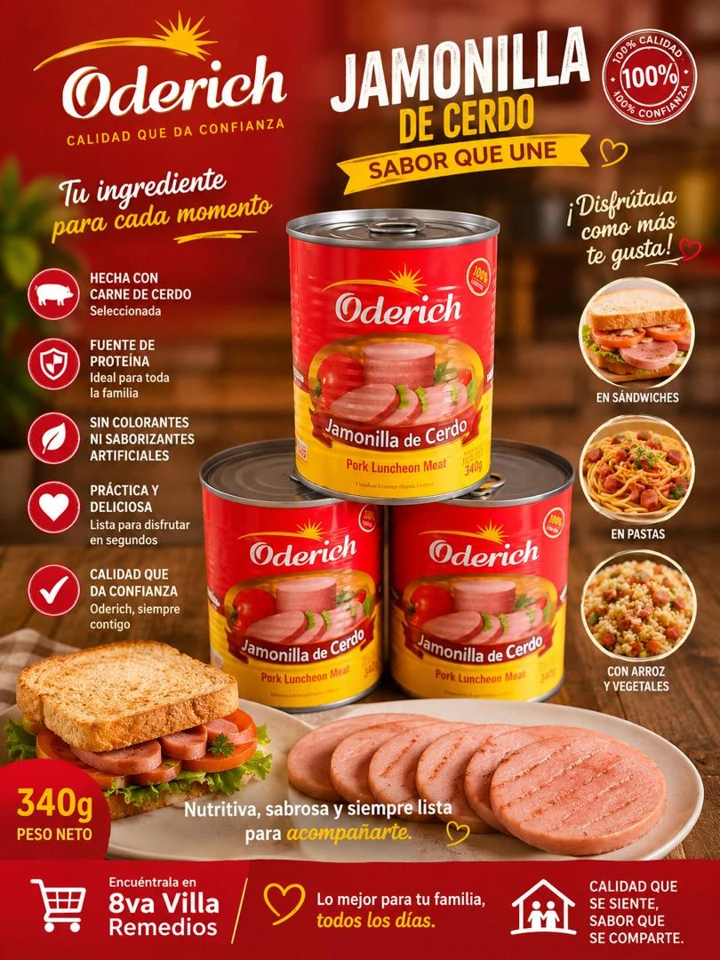 JAMONILLA DE CERDO X 340g's foto | 8va Villa |  BizneCubano