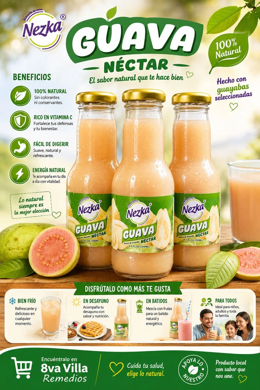 NECTAR DE MANGO Y GUAYABAS X 250ML's foto | 8va Villa |  BizneCubano