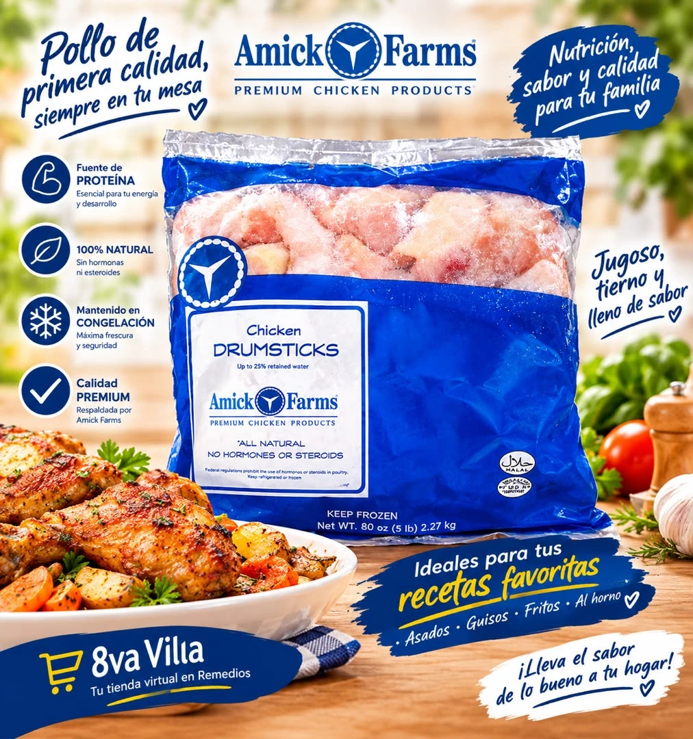 MUSLOS DE POLLO (PAQ X 5 lbs)'s foto | 8va Villa |  BizneCubano