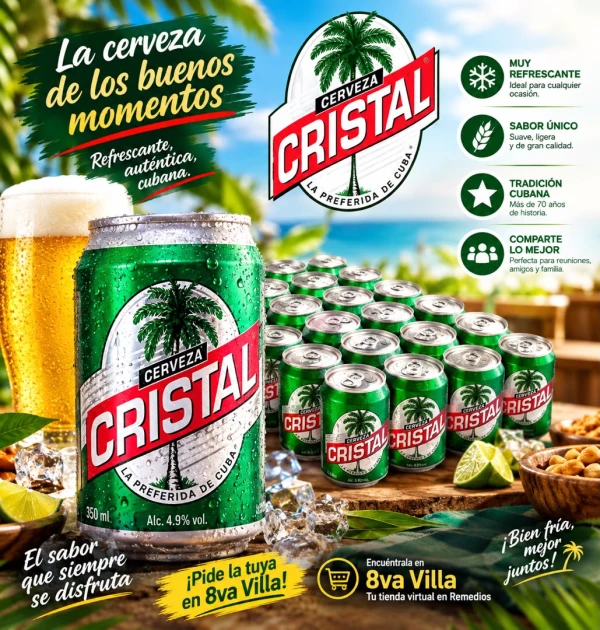 CERVEZA CRISTAL's foto | 8va Villa |  BizneCubano