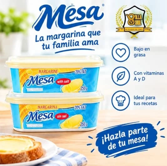 MARGARINA MESA CON SAL X 250g's foto | 8va Villa |  BizneCubano