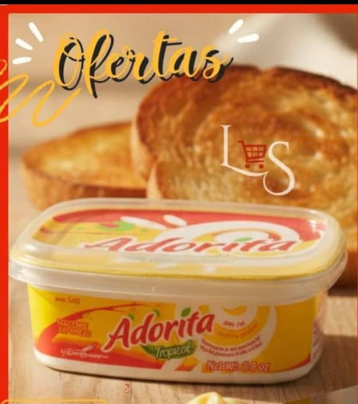 MARGARINA ADORITA CON SAL X 8.8 oz's foto | 8va Villa |  BizneCubano